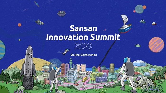 オンラインで行われた「Sansan Innovation Summit 2020」のキービジュアル。