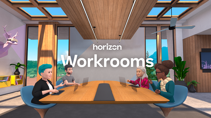 出典：Meta／プレスリリース「『Horizon Workrooms』を発表：リモートでの共同作業を再構築」　