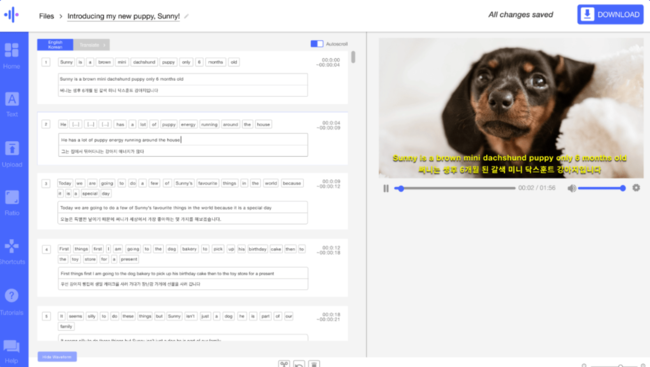 動画字幕編集ソフト開発のai Communis Ai ヒトのハイブリッドな翻訳字幕 付サービスを開始 企業で働くクリエイター向けウェブマガジン Creatorzine クリエイタージン