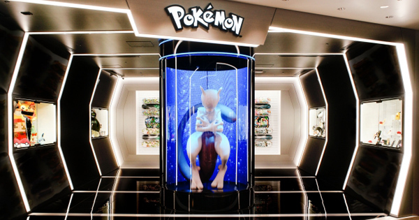ポケモンセンターシブヤにアニマトロニクスで動く等身大